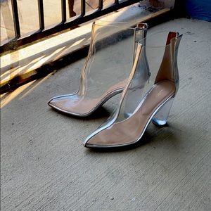 Aldo clear boots!